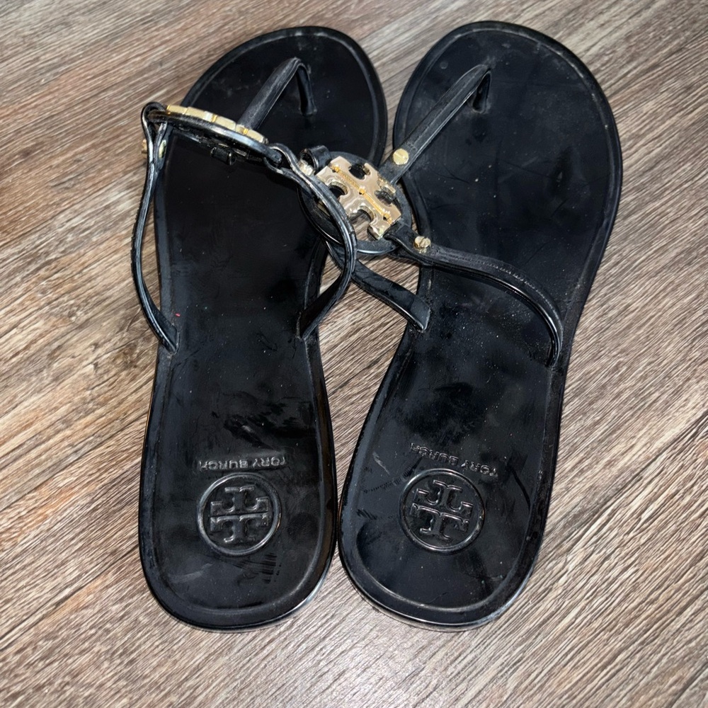 Tory Burch size 9 Black Sandals - Picture 4 of 7